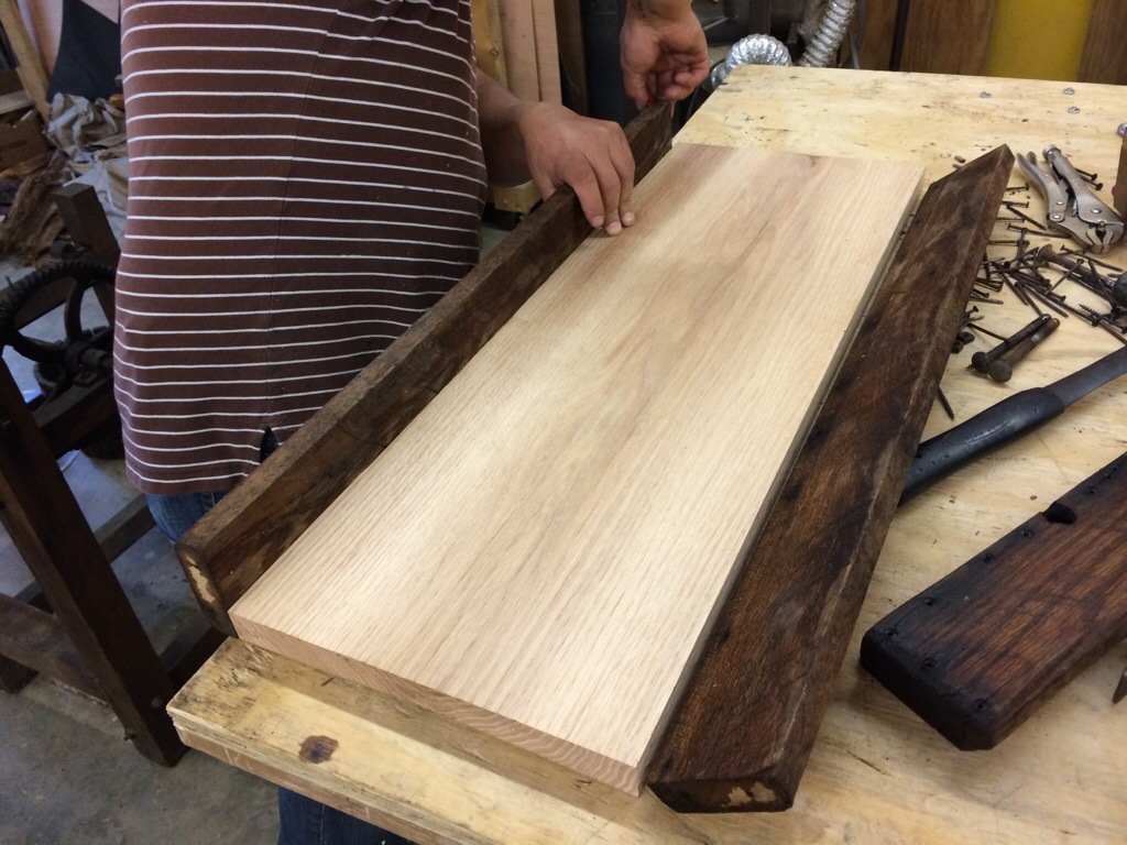 Working on the new drip tray.