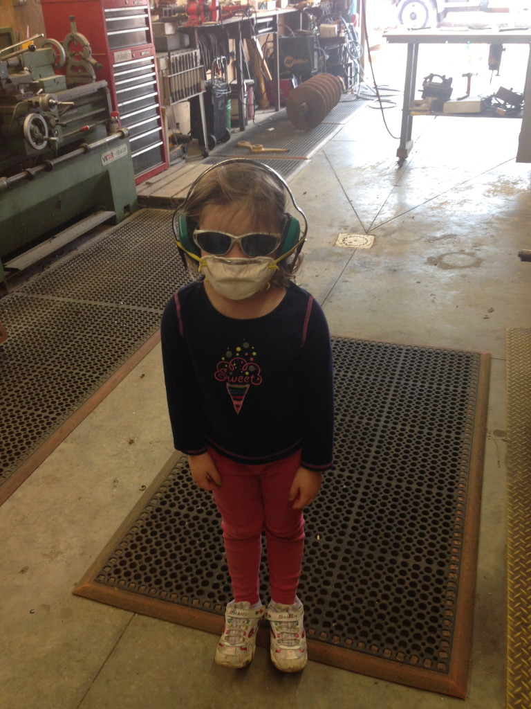Bok Bok in her PPE