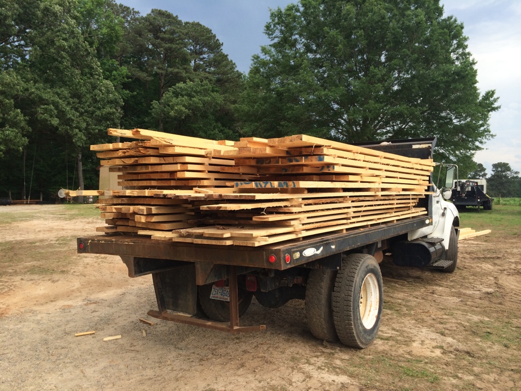 The other half of the wood. A full truck load.