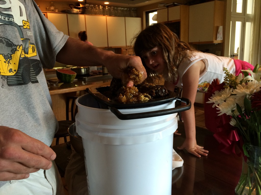 Honey harvest at Ninja Cow Farm