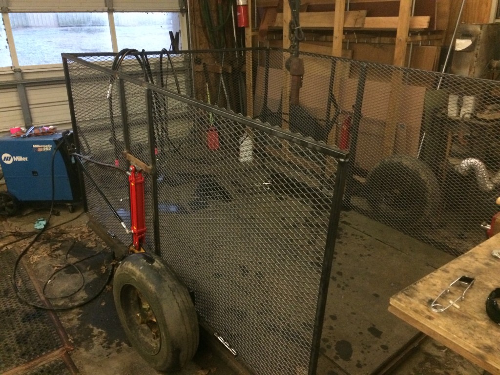 Home built animal trailer