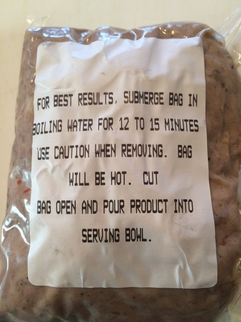 Instructions for BBQ bag