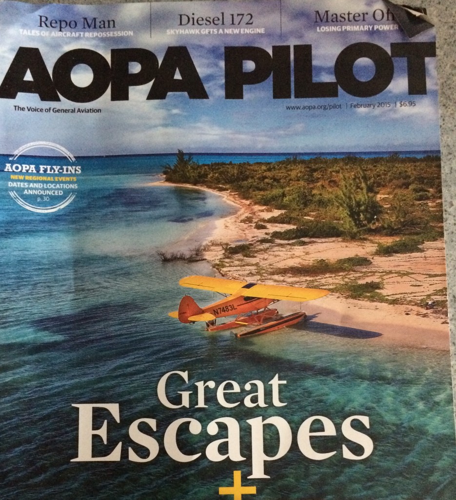 AOPA Pilot magazine cover