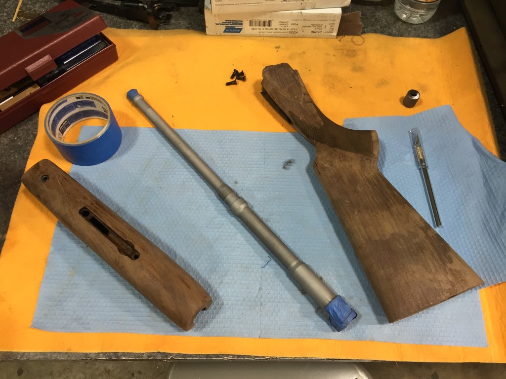 Gunsmithing underway with multiple projects