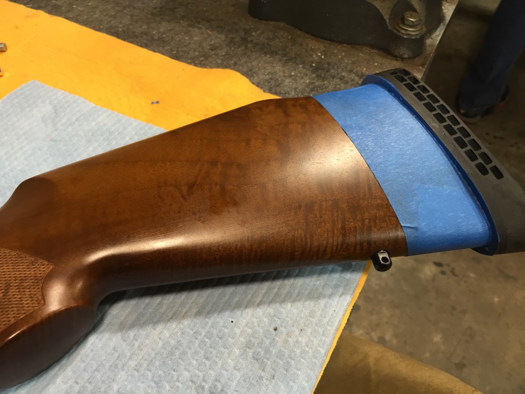 A Tika rifle in need of a buttpad