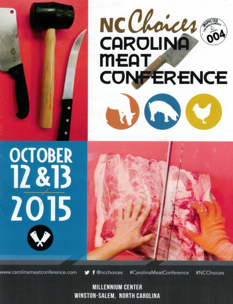 The 2015 meat conference in Winston Salem, NC