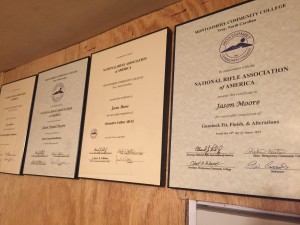 Gunsmithing certifications