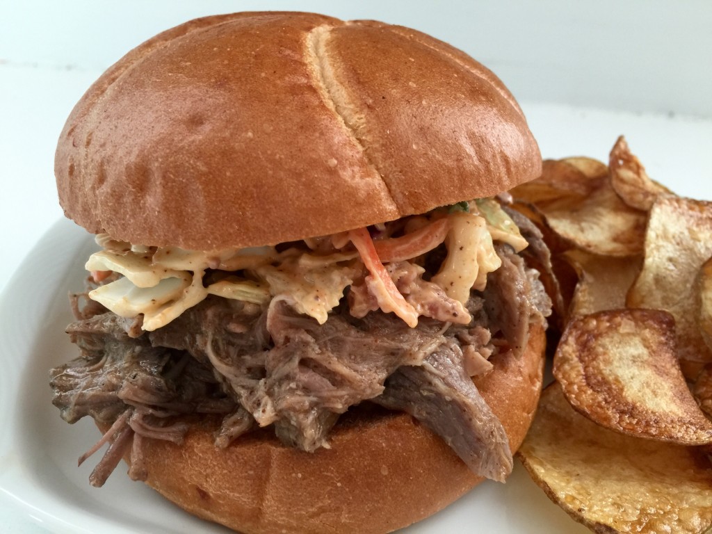 Crock pot pulled pork BBQ