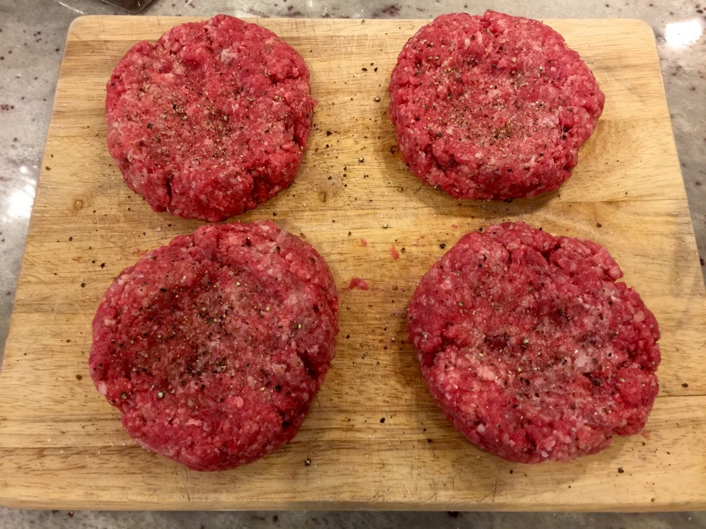 Fresh ground patties