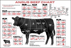 Beef cut chart