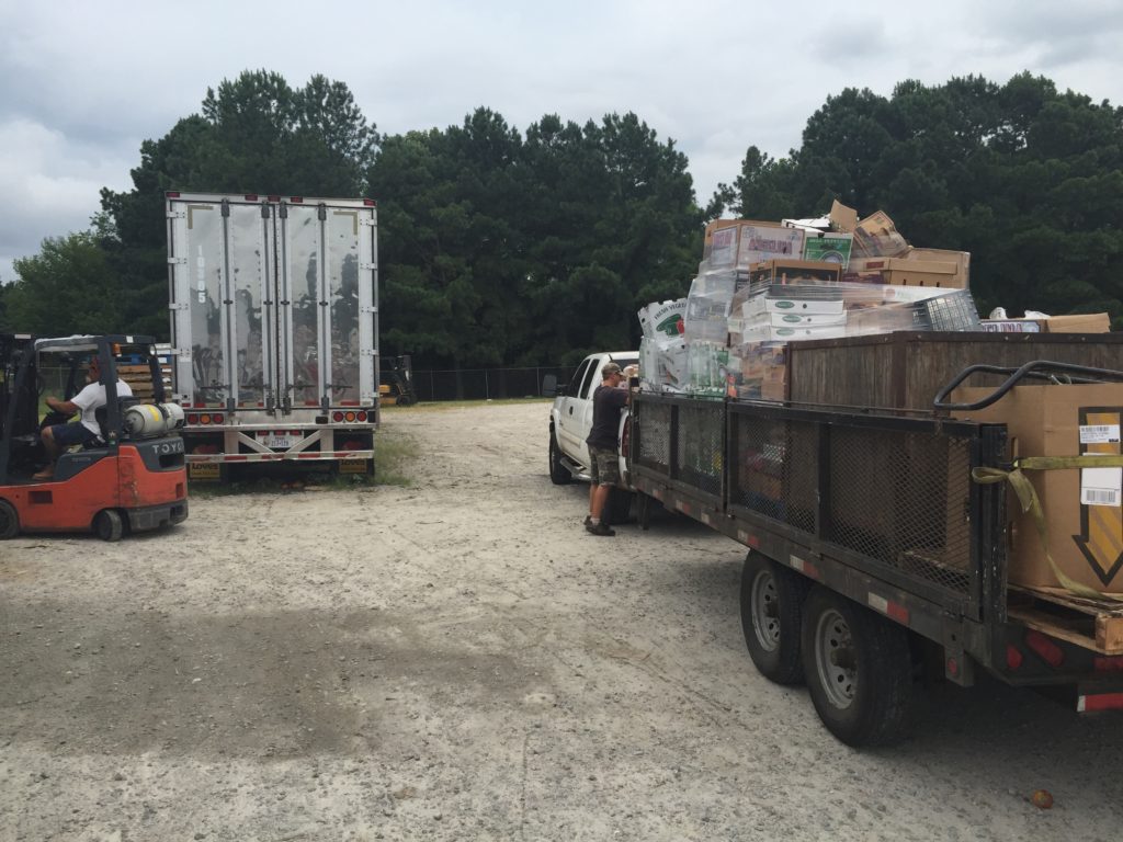 A regular load of produce, leaving the market