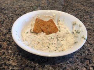 sour cream and herb dip