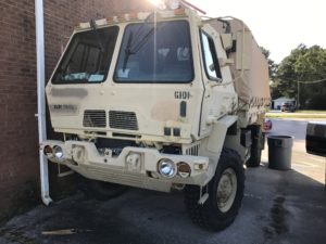 NC National Guard armored transport truck