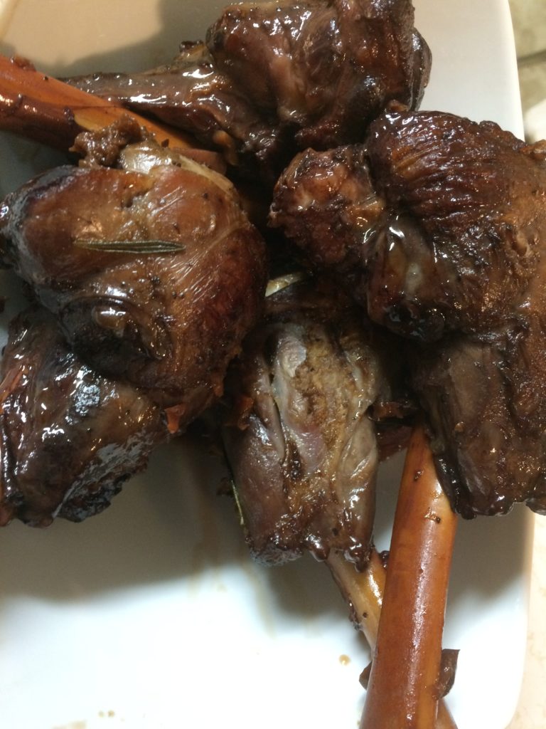 Braised Lamb Shanks with Red Wine - Ninja Cow Farm LLC