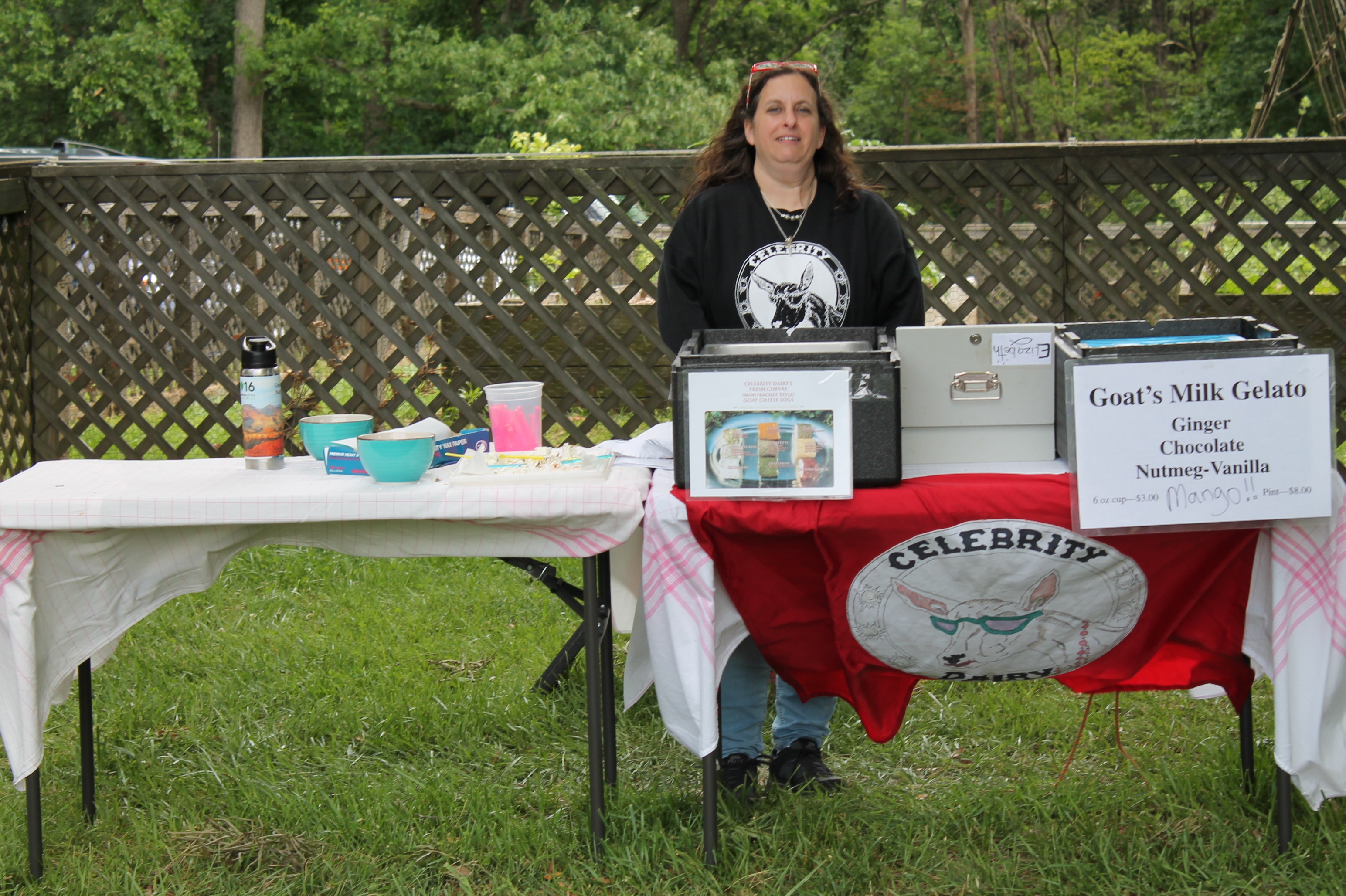 Celebrity Goat Dairy setup