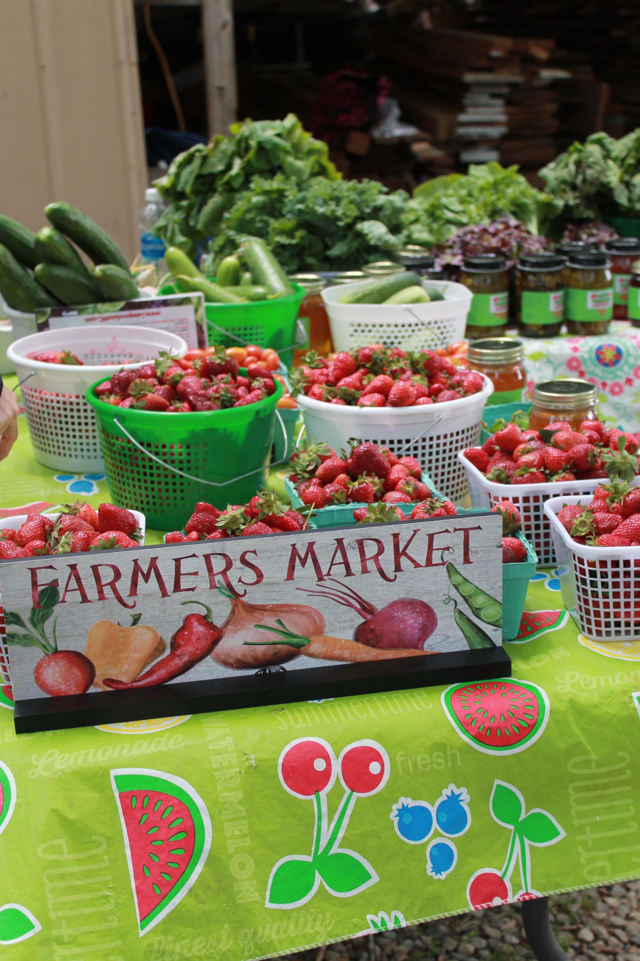 Produce from Lee's farm