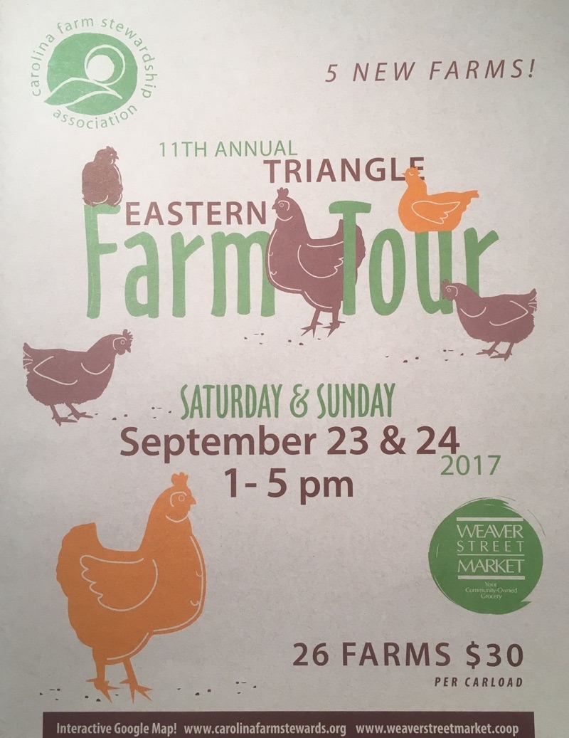 The CFSA farm tour 2017 brochure cover page