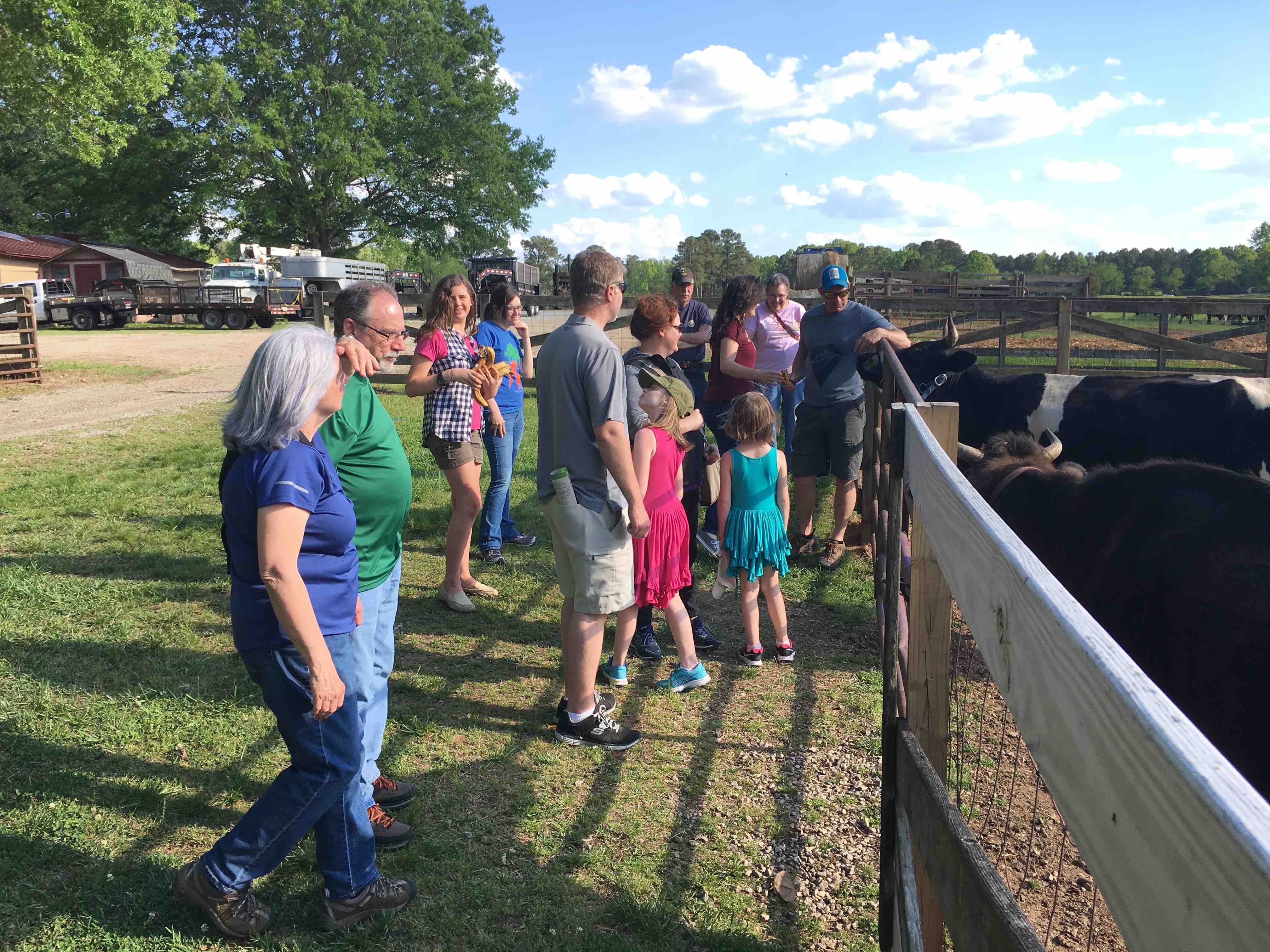 The Princess, giving one of her tours during the CFSA farm tour