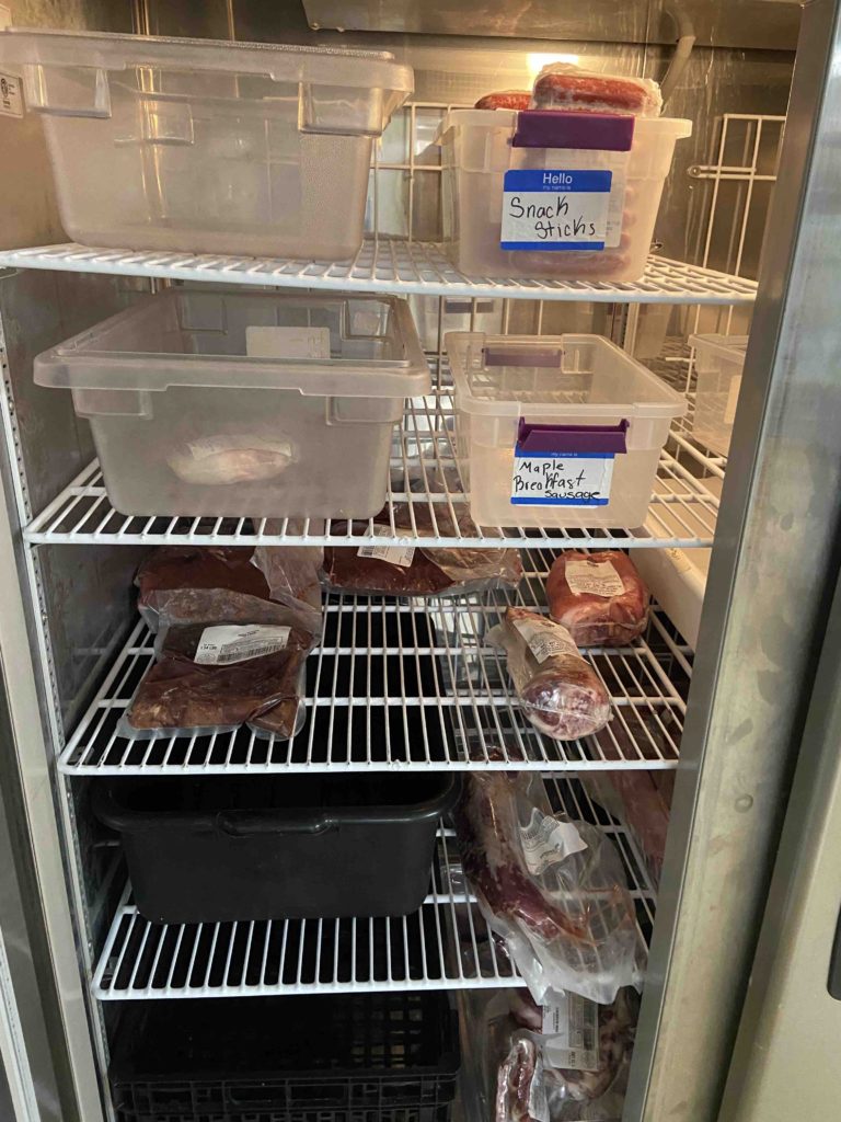 Pork freezer looking kinda empty