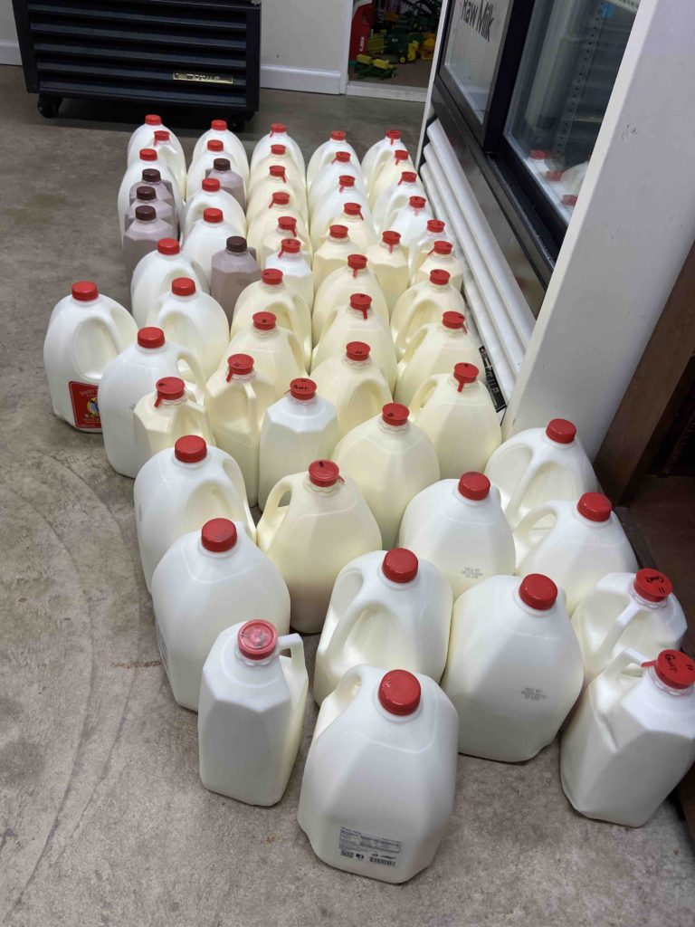 Milk for one week