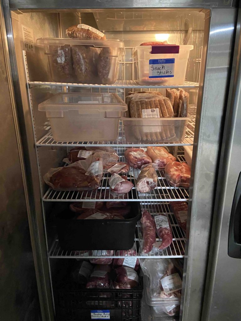 pork freezer stocked up