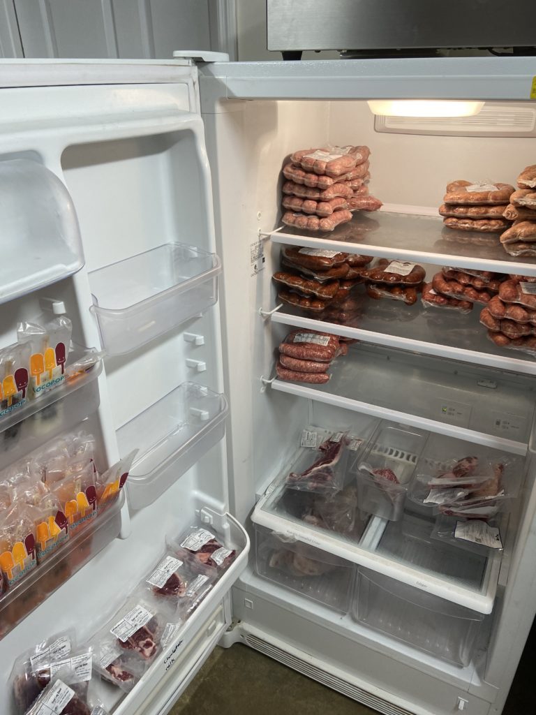 sausage freezer