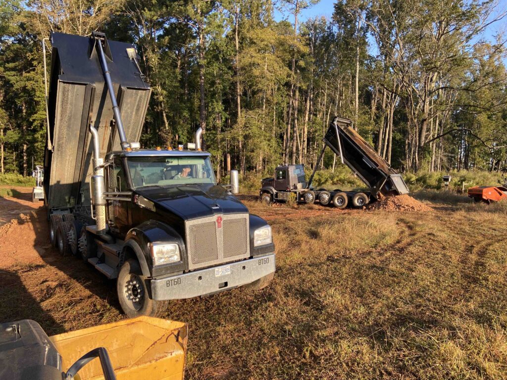 Two trucks at once